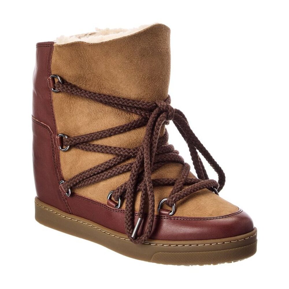 Isabel Marant Nowles Suede & Leather Snow Boot
